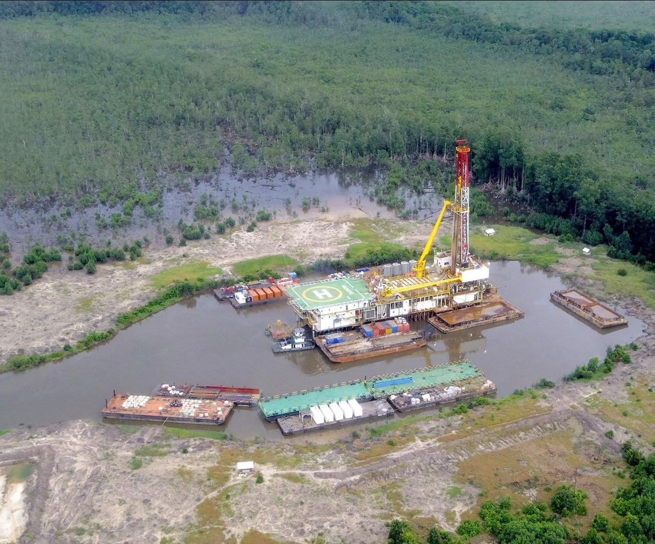 Swamp Drilling Operations